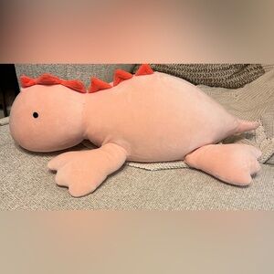 Pillowfort Pink Dino weighted Plush